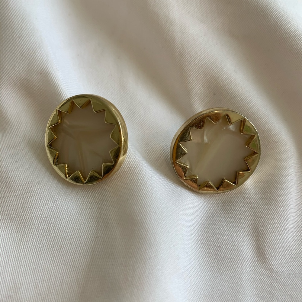 House of Harlow sunburst earrings